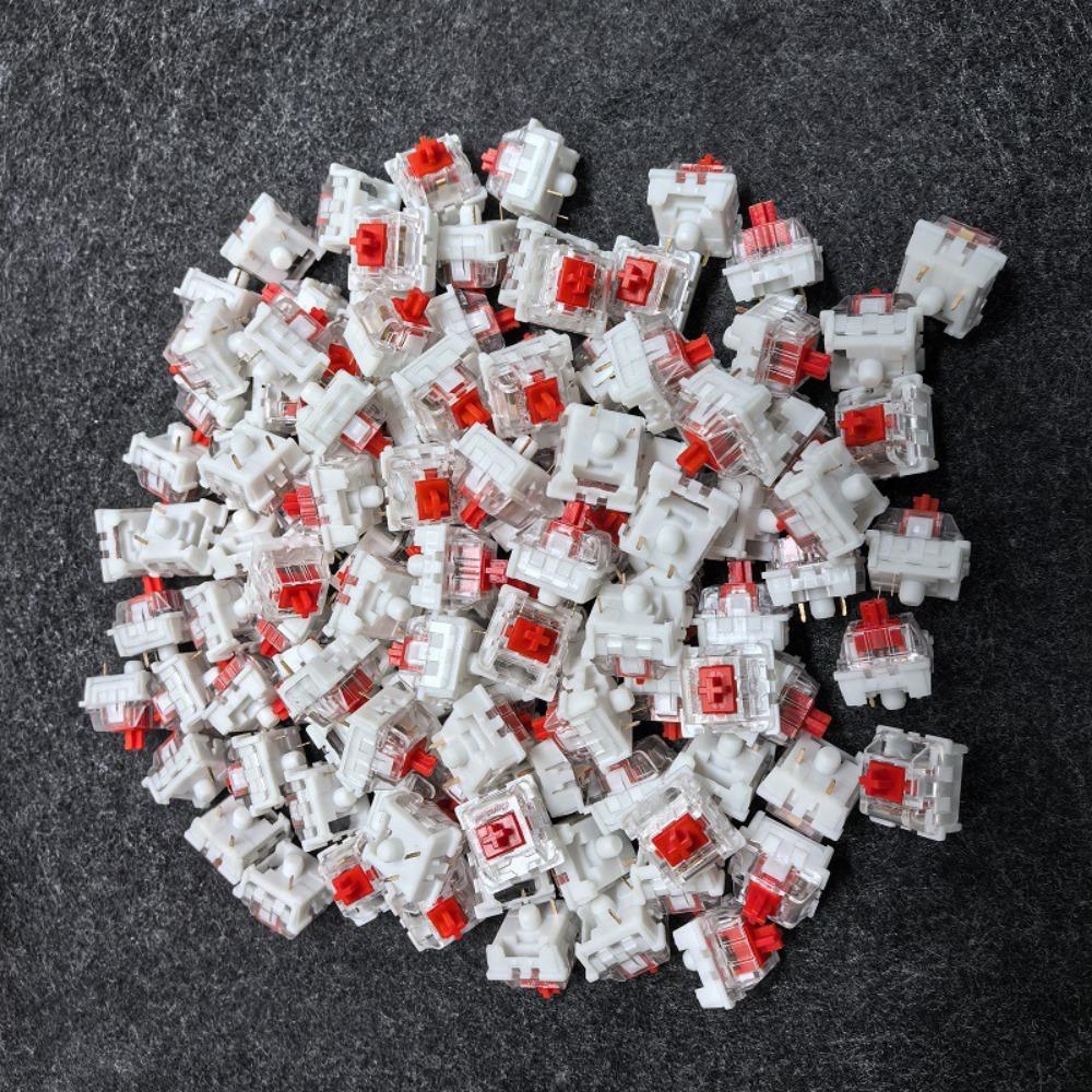 20Pcs Plastic Keyboard Switches Dustproof Keyboard Clicker New Switch Replacement Parts Writing