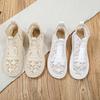 New Women's Breathable Mesh Summer Shoes Lace Walking Shallow New Solid Non Slip Casual Shoes 35-40 HOT 2024