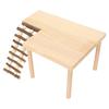 Hamster Climbing Platform 2 Layer Landscaping Natural Wooden Hamster Playing Activity Platform with