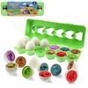 Dinosaur Matching Eggs for Toddlers, 12 Pcs Colorful Early Learning Educational STEM Fun Teaches Colors, Shapes, Sorting,Fine Motor Skills,Recognition
