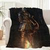 Плед Dark Souls Легкий 240 г Фланелевое одеяло Мягкий Нежный к коже для летнего охлаждения