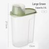 Grain Storage Jar with Measuring Cup - Sealed Dry Goods Container