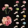 46cm Artificial Hydrangea Fake Silk Flowers Bouquet Bridal Wedding Home Decor