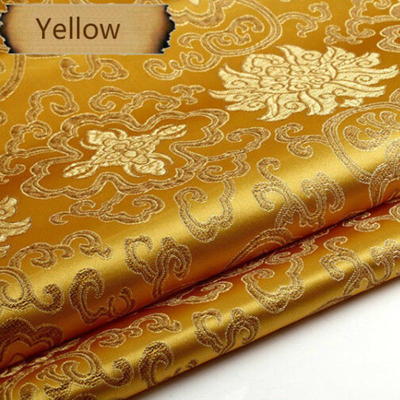 50*90 см винтажная китайская парча жаккардовая ткань атласная ткань для шитья кимоно чонсам своими руками