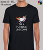 Im A Fucking Unicorn Novelty Funny Regular Fit T-Shirt Top TShirt Tee for Men