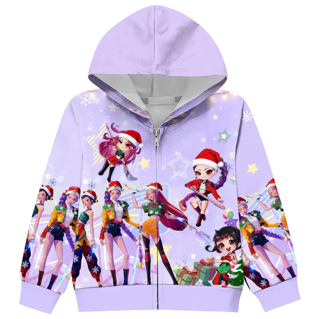 Children's Long-sleeved Loose-fitting Pullover Hoodie With Drawstring And Solid Color