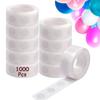 1 Roll 100pcs Double-sided Transparent Balloon Adhesive Party Scene Decoration Props Can Be Used for Diy Wedding Birthday Party