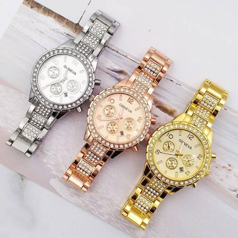 Элегантные часы из сплава, мужские, деловые, с акцентами и календарем, кварцевый механизм