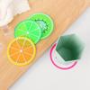 Silicone Cup Mat Non -slip Cup Insulation Pad Tableware Pad Fruit Shape Cup Coaster  Dining Table