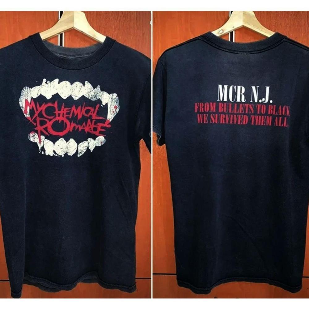 2 Sided My Chemical Romance Emo Rock Reprint T-Shirt