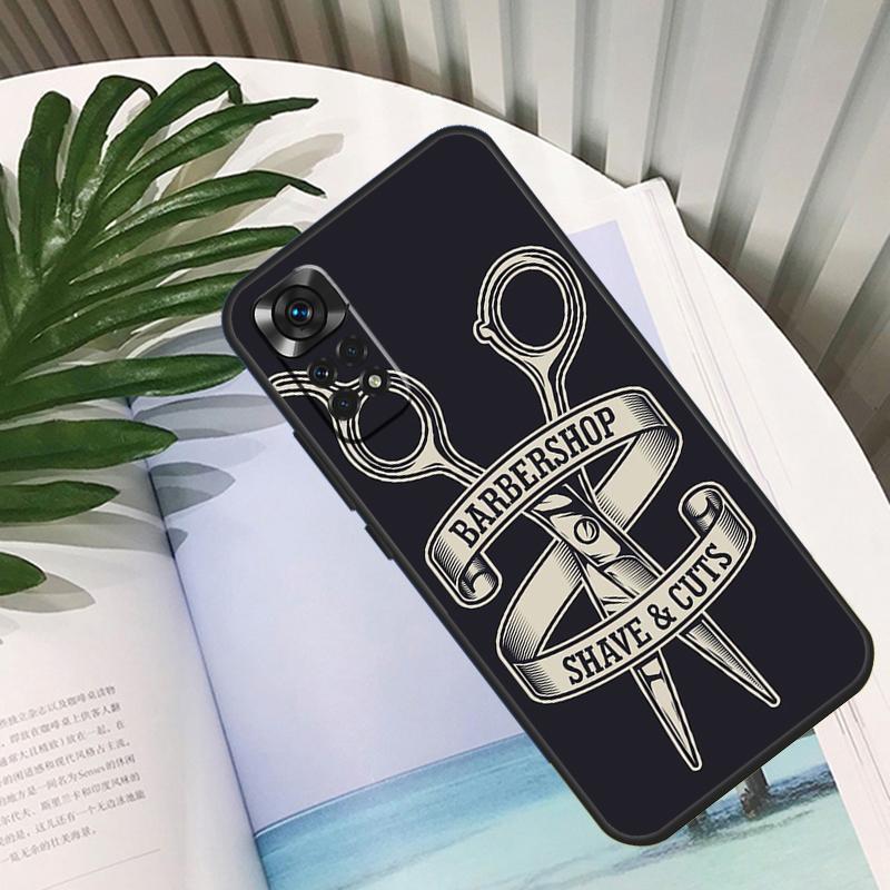 Barber Shop Hair Stylist Tools Funda For Xiaomi Redmi Note 14 13 10 11 12 15 Pro Plus Case For Redmi 15 13C 12C 10C 14C 15C