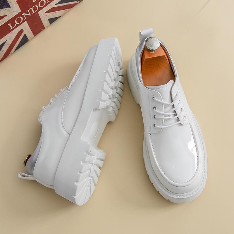 Street Style Mens Casual Shoes Fashion Male Oxford Shoes Comfortable PU Leather Formal Dress Footwear Leisure Walk Walking Shoes
