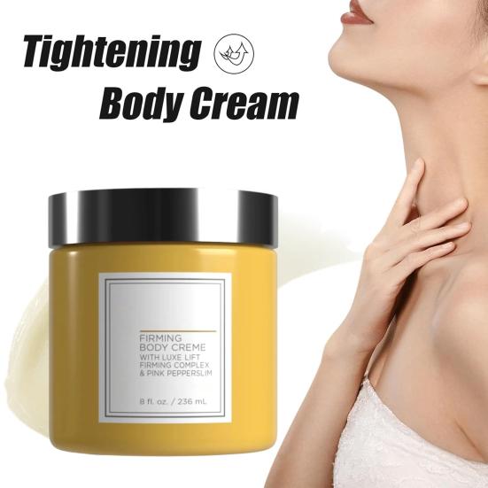 Champagne Firming Body Lotion Moisturizer Soothes Wrinkles Skin Tightening Lotion Anti-Aging Cream for Arm Leg