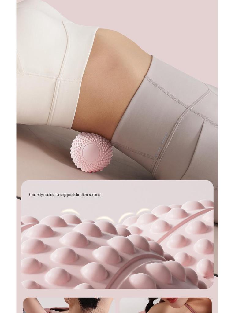 Миофасциальный двойной массажный мяч для стопы, позвоночника, расслабления мышц и стимуляции акупунктурных точек