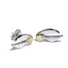 Harry Potter Deathly Hallows/Golden Snitch/Platform Stud Earring Set