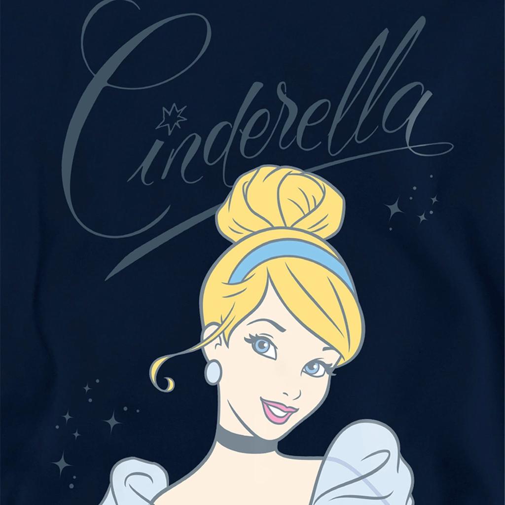 Cinderella Childrens/Kids Headshot With Fancy Script Hoodie