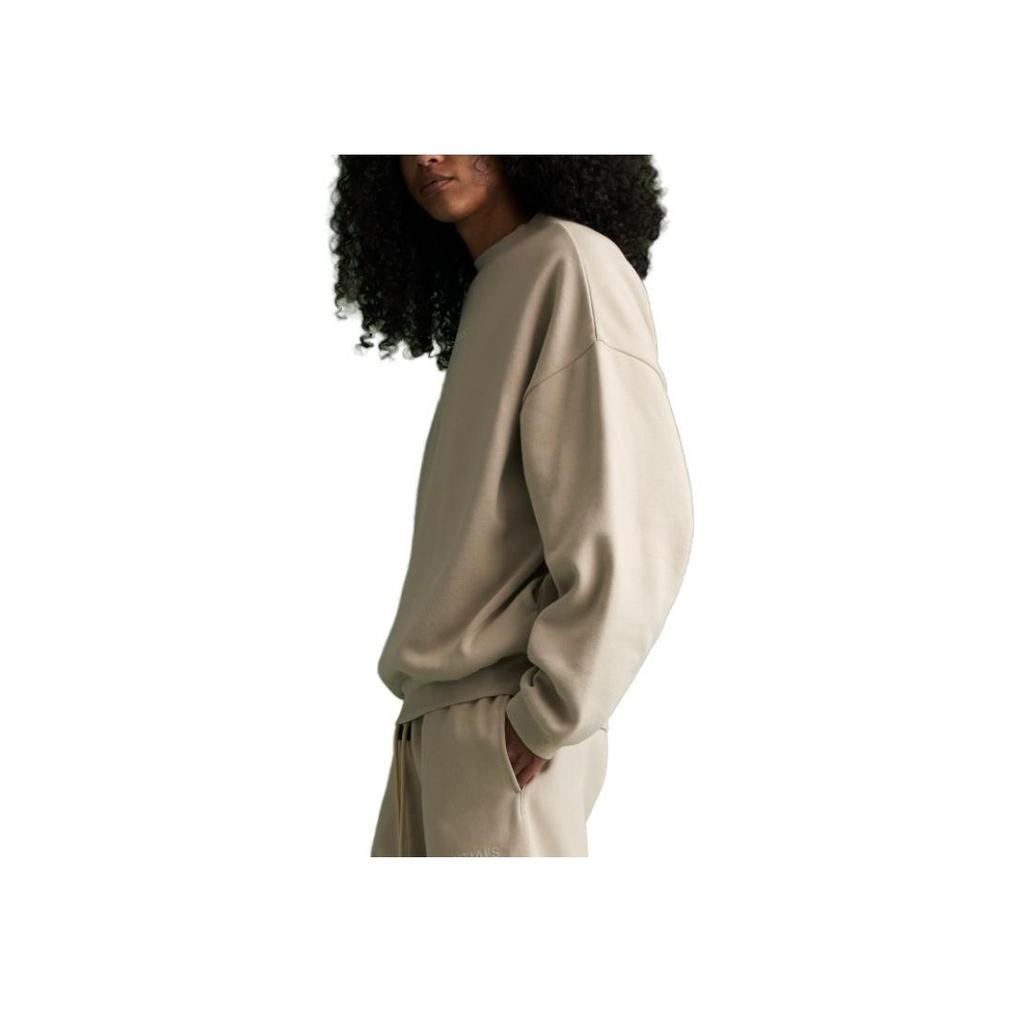 Fear of God Мужские топы с круглым вырезом Essentials Silver Cloud, серые 192BT232042F