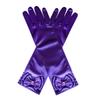 Wear Satin Sequins Stage Gloves Full Finger Mittens Princess Skirt Accessories Children Long Gloves