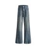 American Style Zippered Jeans Boy-looking Handsome High Street Trousers