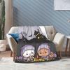 Плед Bubu Dudu для дивана Мягкий уютный плюшевый плед Кавайные медведи для пары 50x60 дюймов Многоразмерный покрывало для всех сезонов