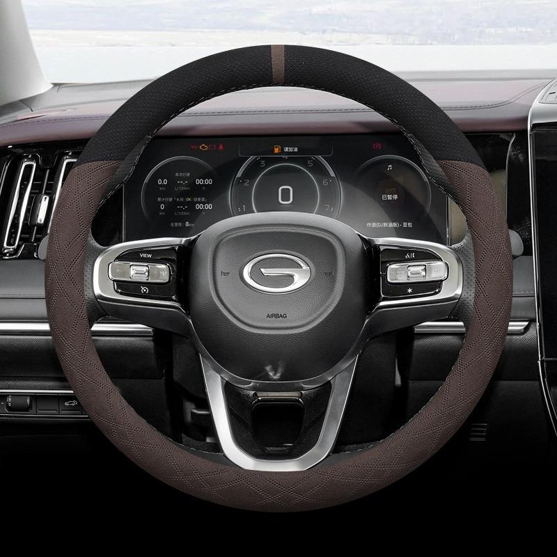 Декоративная оплетка руля автомобиля из замши, накладка на ручку для GAC Trumpchi GS8 E9 M8 ES9 2026 2026 Плетенка на руле