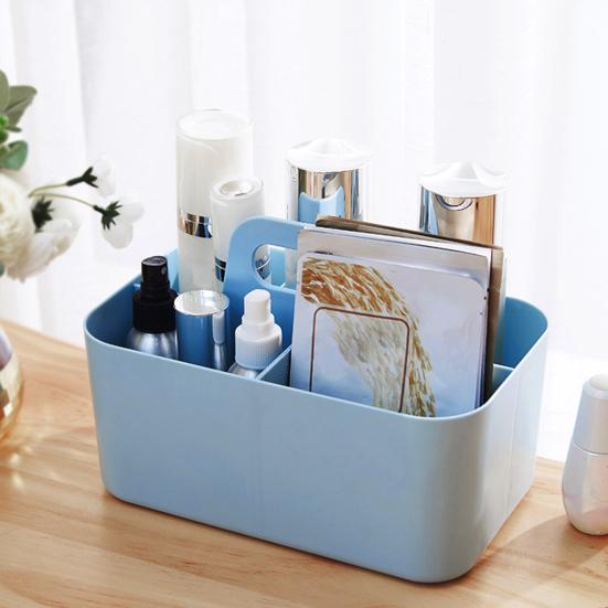 Yousheng Stackable Desk Organizer Storage Box with Handle Large Capacity Multiple Compartments Pencil Holder Caddy Organizer