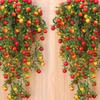 Искусственная зеленая цветочная лоза для подвешивания на стену для внутреннего/наружного украшения