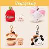 Adorable Plush Keychain Pendant Featuring Cute Transforming Panda Design For Bags And Gifts