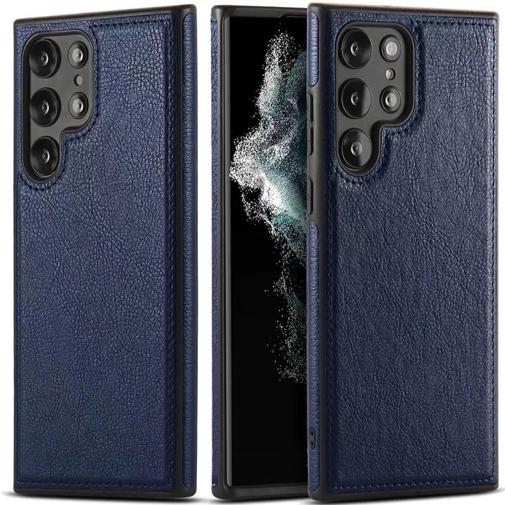 Ретро кожаный чехол для телефона Samsung S26 Ultra - Прочный ударопрочный с большими вырезами Делового стиля Полное покрытие для Samsung S26/S25/S24/S23/S22/Ultra/Plus