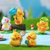 Micro Landscape Cute Little Yellow Duck Animal Figure Blind Box Gardening Landscaping Decoration Desktop Small Ornaments