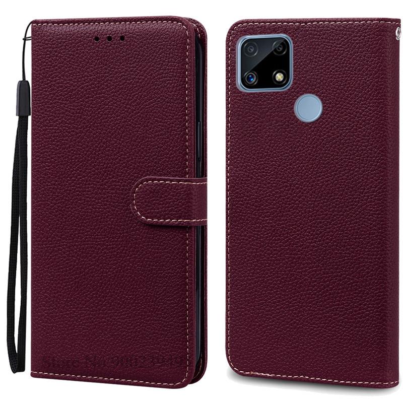 Чехол RealmeC25 C25 s C25 Y, силиконовый кожаный чехол-кошелек для OPPO Realme C25, чехол C25S Fundas для Realme C25Y, чехол Fundas