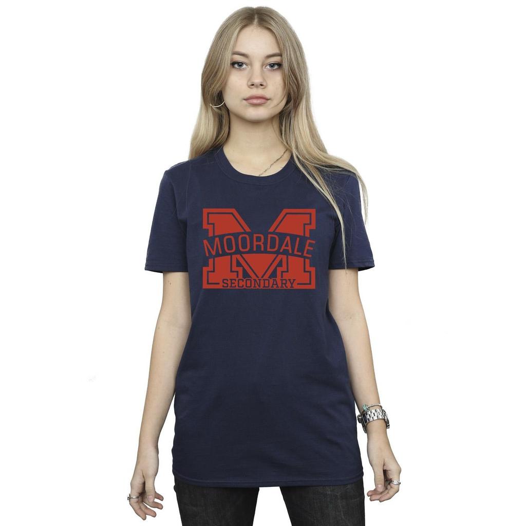 Netflix Womens/Ladies Sex Education Moordale Cotton Boyfriend T-Shirt