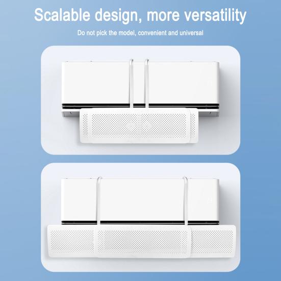 Yousheng Выдвижной дефлектор воздуха для кондиционера Регулируемый дефлектор от прямого обдува Универсальная подвесная перегородка для кондиционирования воздуха