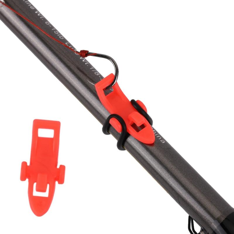 10 шт., держатель для рыболовных крючков, держатель для приманки с резиновыми кольцами для удочки, рыболовные снасти, портативные аксессуары, фиксированная приманка