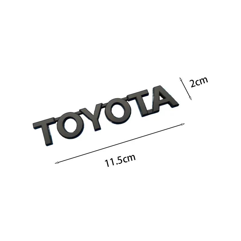 ACH1 3D Rear Trunk Emblem for Toyota RAV4 Corolla Camry Prado GT86 Crown REIZ CHR Avalon Hilux Tacoma Car Logo Car Accessories