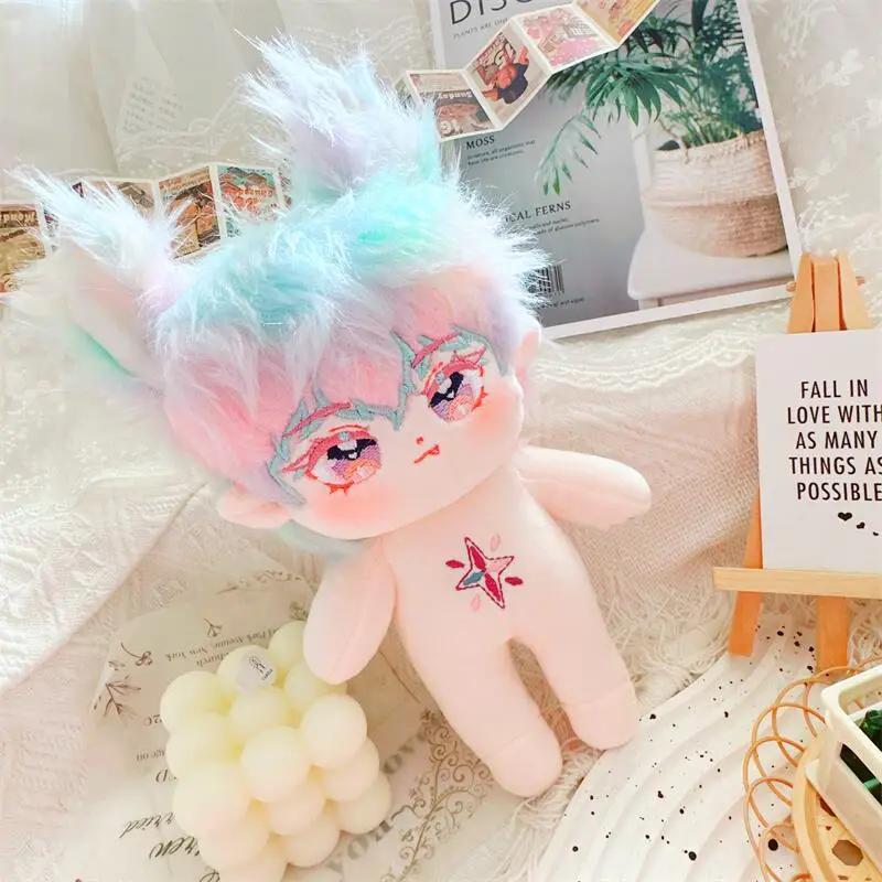20 см кукла IDol плюшевые хлопковые куклы-звезды Kawaii мягкие детские плюшевые игрушки без атрибутов куклы игрушки фанатская коллекция детские подарки
