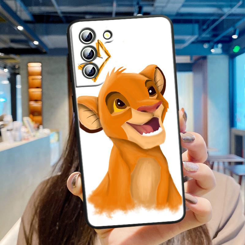Аниме Король Лев для Samsung Galaxy S24 S23 S22 S21 S20 FE S10 S10E Plus Ultra Pro Lite 5G черный чехол для телефона из ТПУ