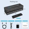 KVM HDMI USB 2.0 4-в-1 Разветвитель, поддержка 4K@30Hz, Пропуск мыши