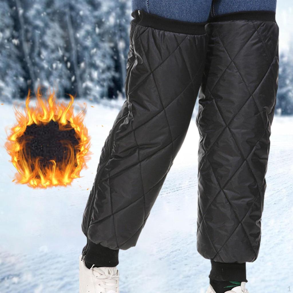 1 Pair Leg Warmers Knee Pads Protector Legwarmer Long Sleeves Gaiter for Camping