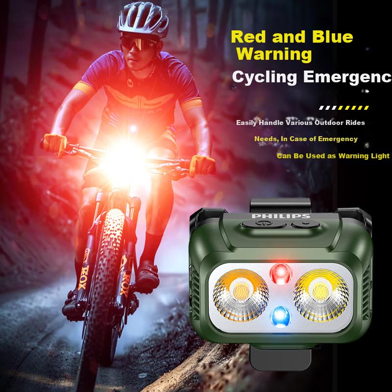 PHILIPS Bicycle Front Light Night Riding Lamp Mountain Road Bike Kids Riding Strong Flashlight Accessory SFL1341RHG