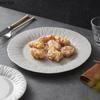 Creative Texture Ceramic Disc Steak Plate Pasta Plate Salad Plate Dessert Plates Snack Plates Restaurant Specialty Tableware