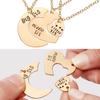 Jewelry Middle Sis Best friends Good Sister Necklaces Stitching Necklaces 3 Pieces / Set Big Sister