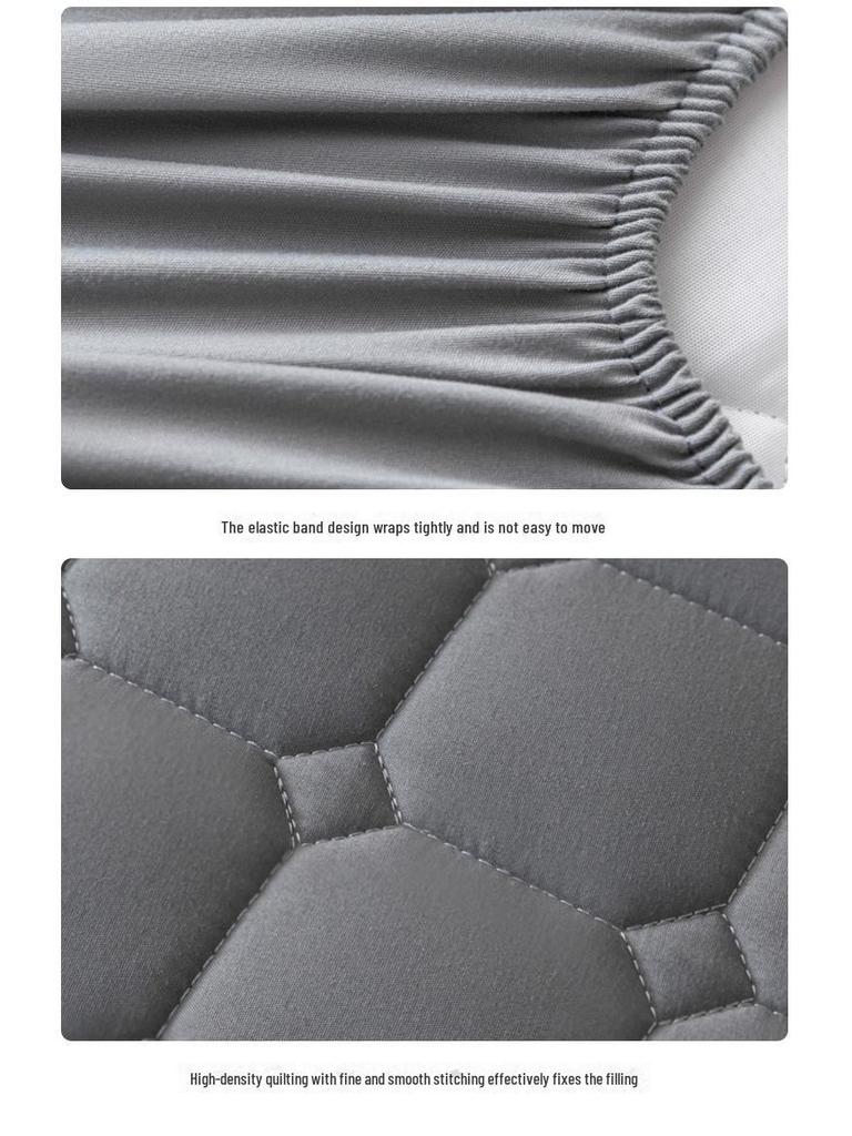 Утолщенное хлопковое стеганое покрывало и защитный чехол для матраса