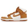 Холщовые мужские кроссовки Dunk High Monarch коричневые с парусом DV7223-800