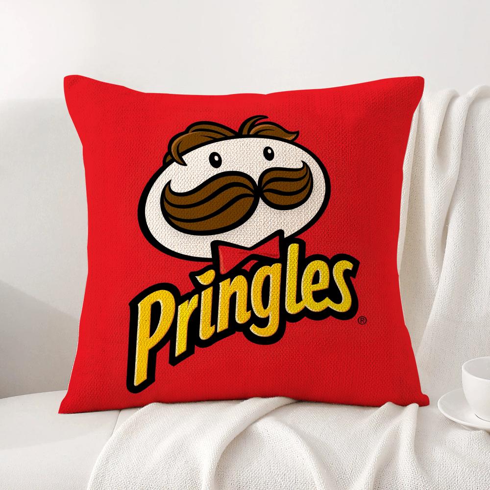 Классическая наволочка P-Pringles из натурального льна, двусторонняя, для дивана, домашний декор, подарок