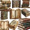 20 шт./упак. Винтажные наклейки с книгами для DIY-поделок, скрапбукинга, альбома, junk journal, декоративные наклейки