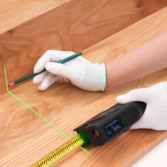 Цифровая рулетка Цифровой дисплей Компактная Портативная Перезаряжаемая Профессиональная Точная Рулетка