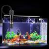 Quartz Glass Mini Aquarium Heating Rod Black Turtle Tank Heating Rod Aquarium Heater Fish Tank