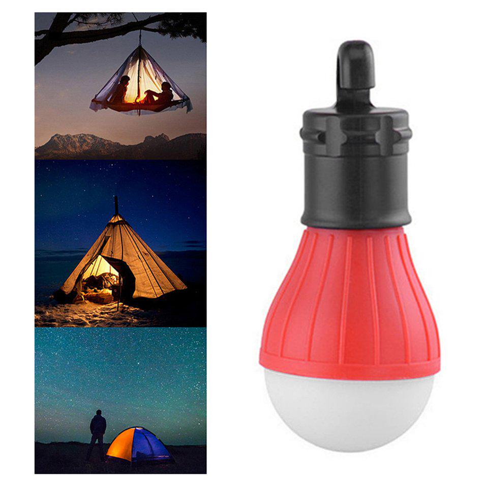 3LED Light Outdoor Hanging Camping Lantern Lights Bulb Lamp