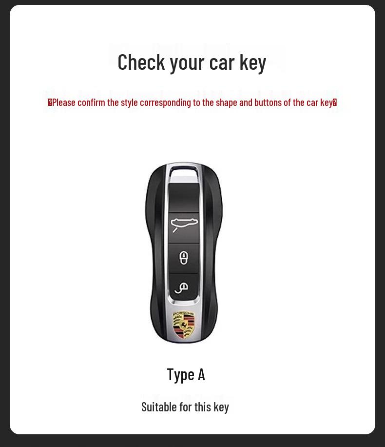 Чехол для ключей Porsche для новых Cayenne, Macan, 718, Taycan, Panamera и 911